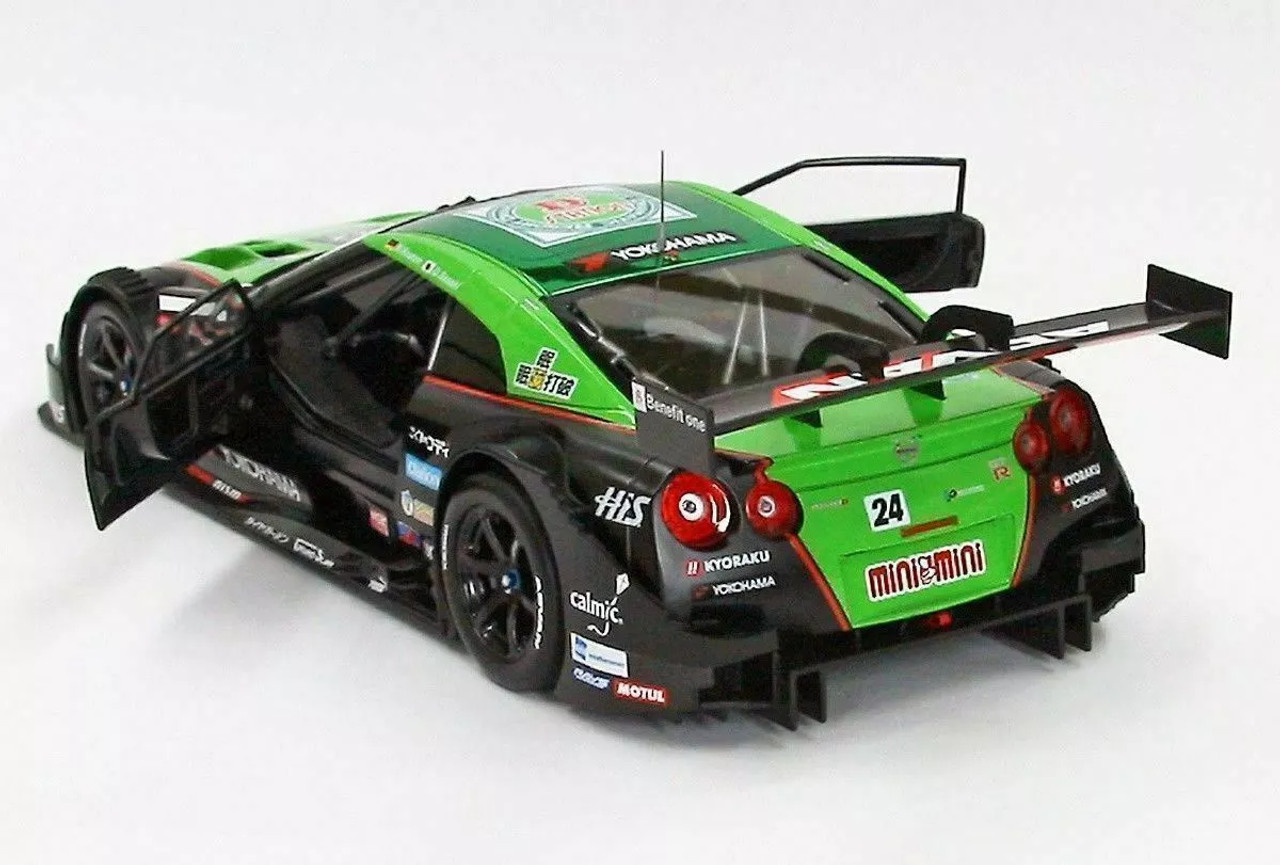 1/18 Ebbro 2014 Nissan GT-R GT500 #24 Race 2 Fuji Super GT Series Kondo Racing Michael Krumm, Daiki Sasaki Car Model