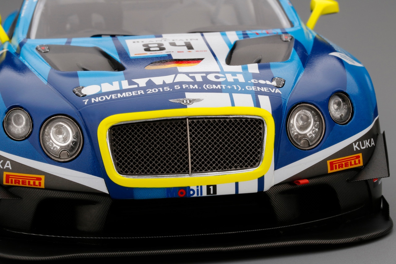 1/18 TSM Bentley Continental GT3 #84 Blancpain GT Series Sprint Cup Moscow City Racing 2015 Resin Car Model