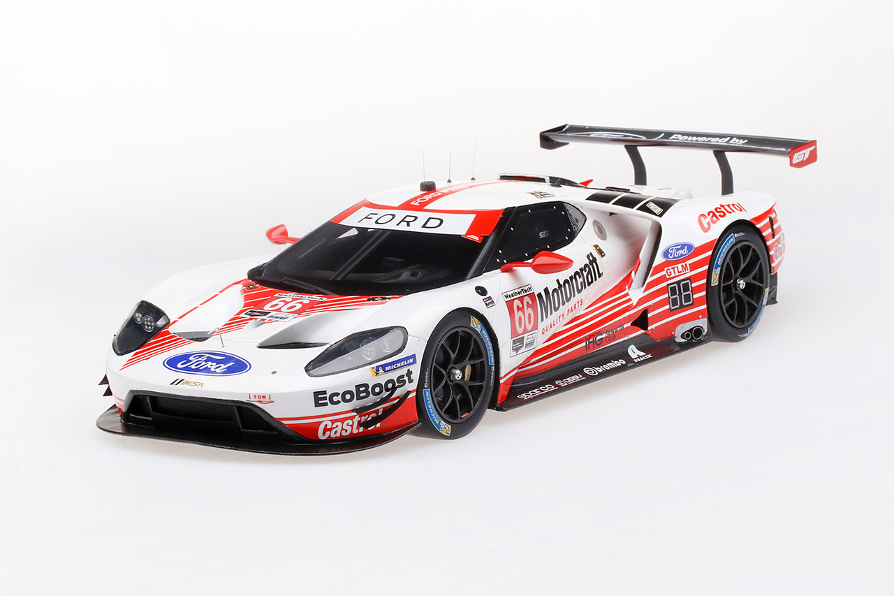 1/18 Top Speed Ford GT GTLM #66 2019 Daytona 24 Hr. Ford Chip