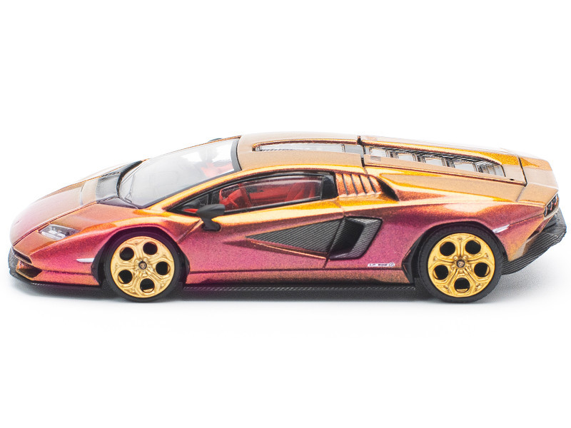 1/64 Poprace Lamborghini Countach LP800-4 Blu Hal Srp Car Model