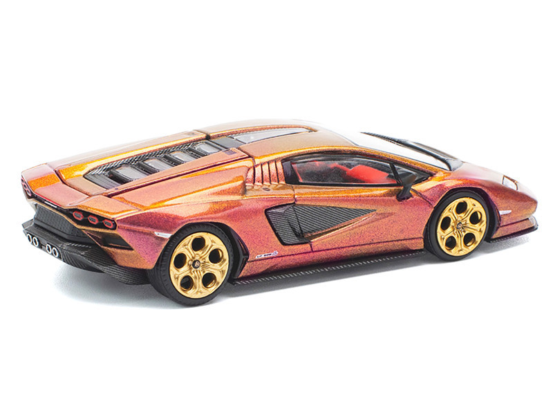 ヘチャン　ポラロイド 1/64 Poprace Lamborghini Countach LP800-4 Blu Hal Srp Car Model