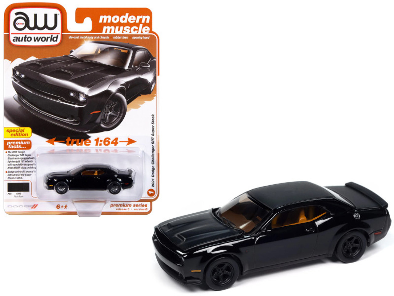 2021 Dodge Challenger SRT Super Stock Pitch Black 