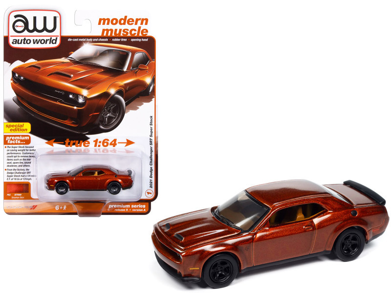 2021 Dodge Challenger SRT Super Stock Sinamon Stick Orange
