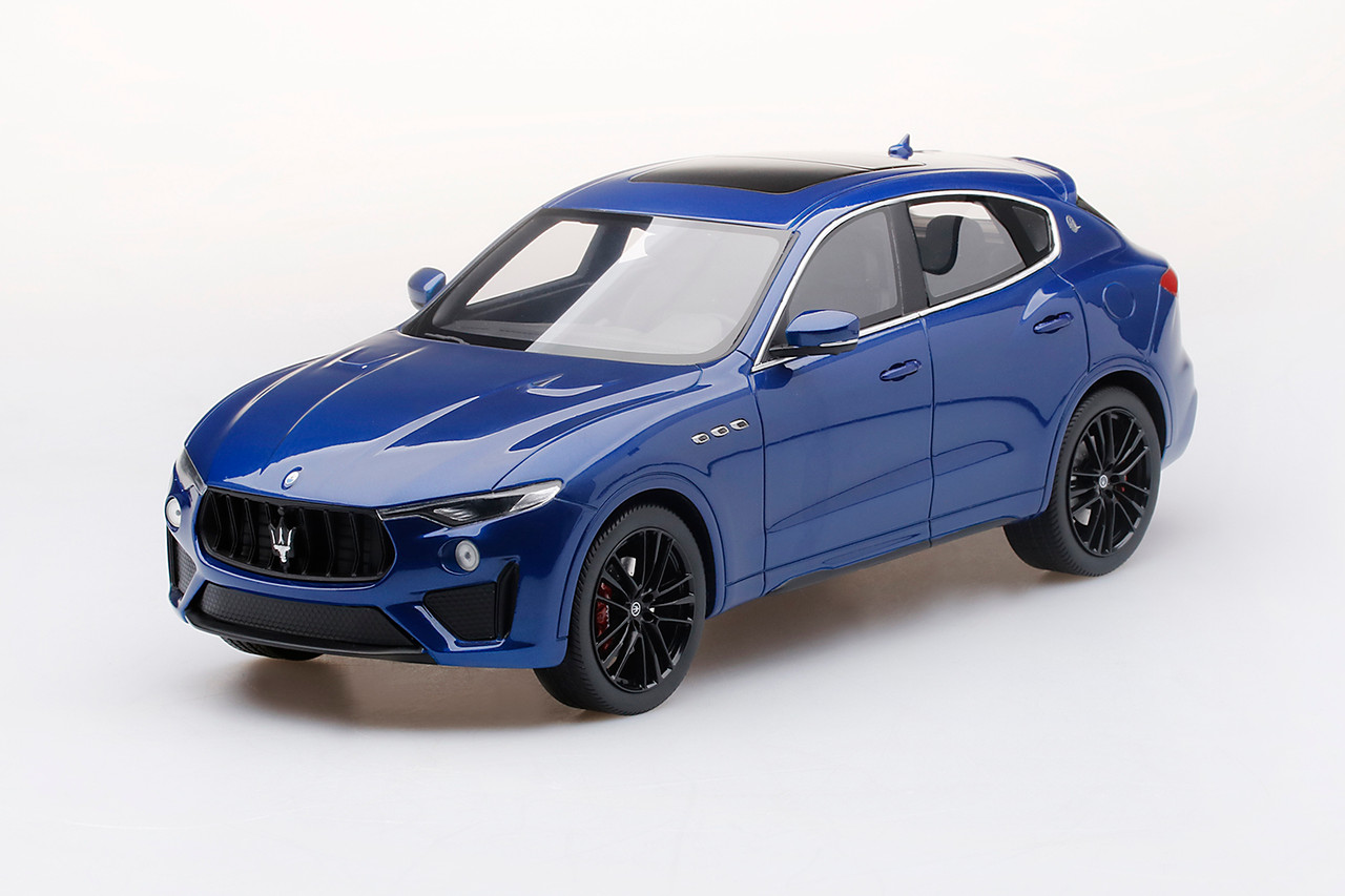 1/18 Top Speed Maserati Levante Trofeo Blu Emozione Resin Car 