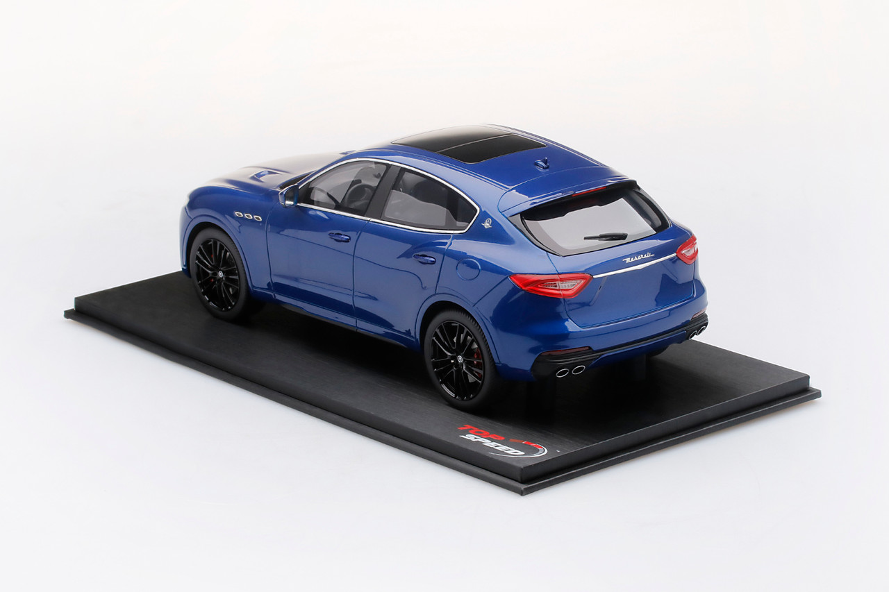 1/18 Top Speed Maserati Levante Trofeo Blu Emozione Resin