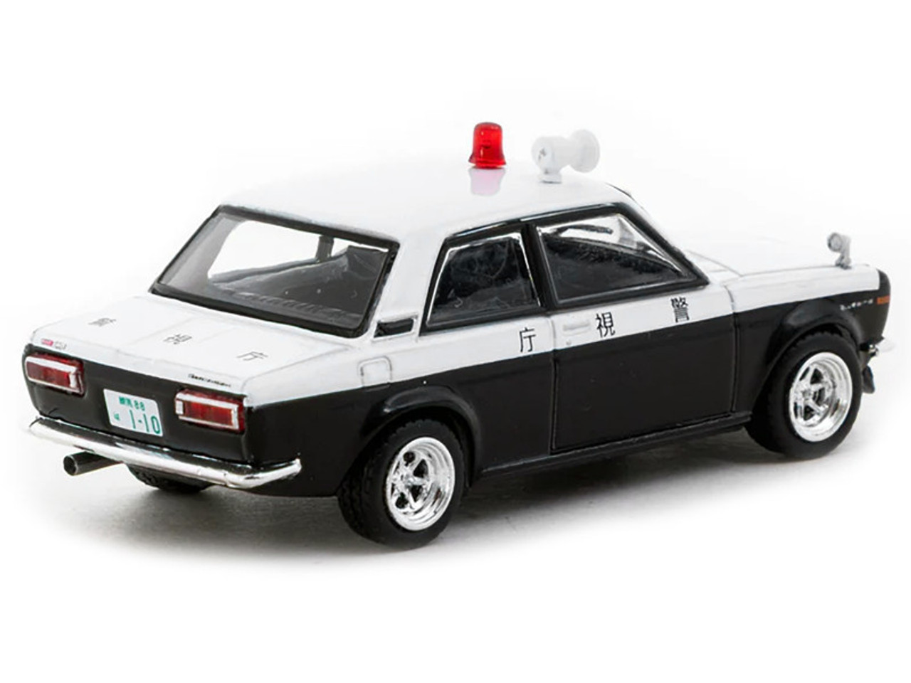 1/64 Tarmac Works Datsun 510 Police Car Diecast Car Model