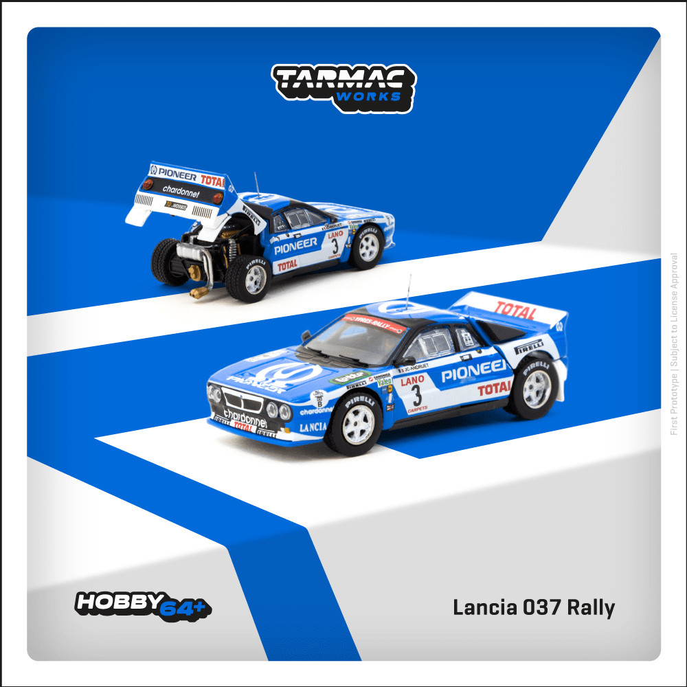 1/64 Tarmac Works 1993 Lancia 037 Rally Ypres 24 Hours Rally J.C.