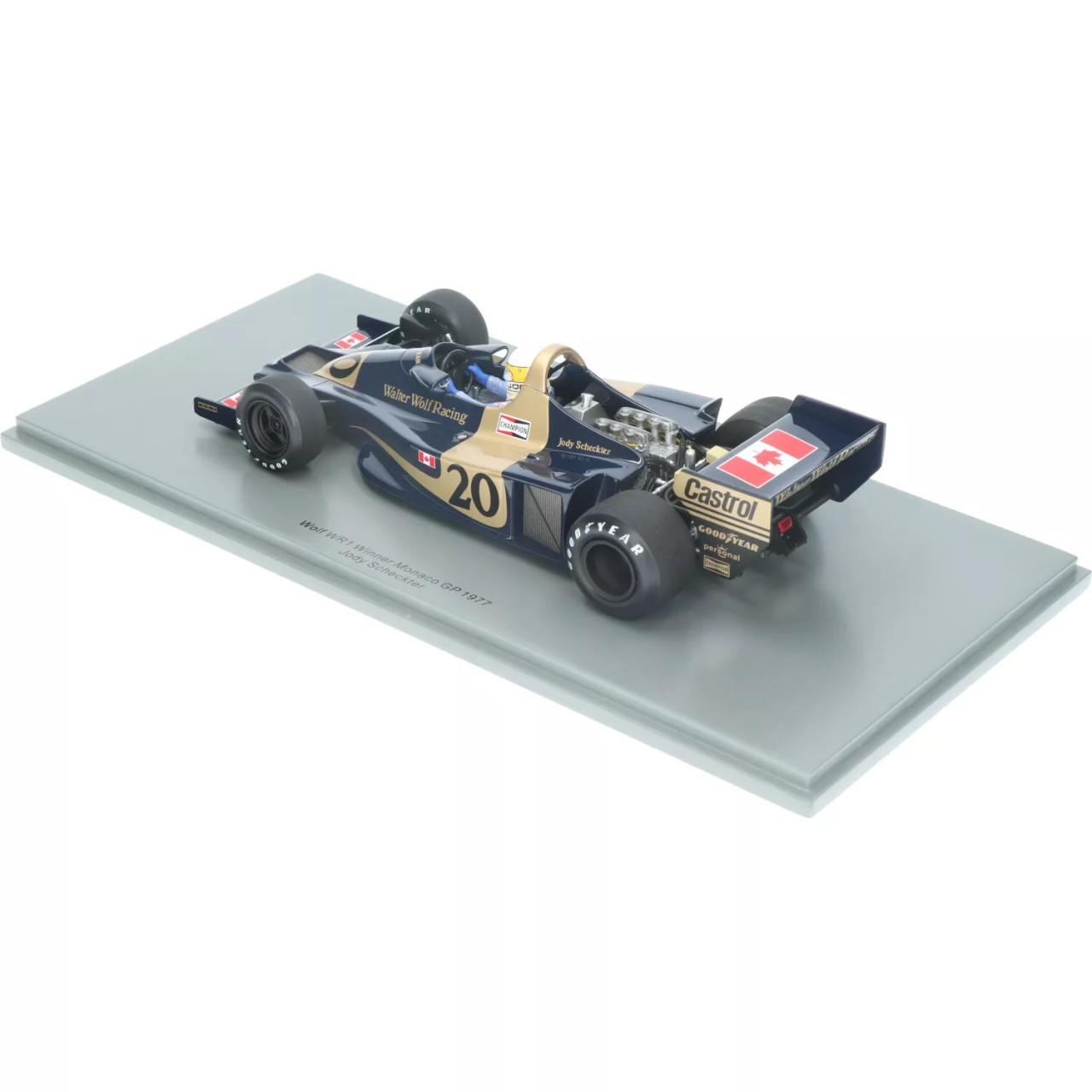 1/18 Spark 1977 Formula 1 Jody Scheckter Wolf WR1 #20 Winner