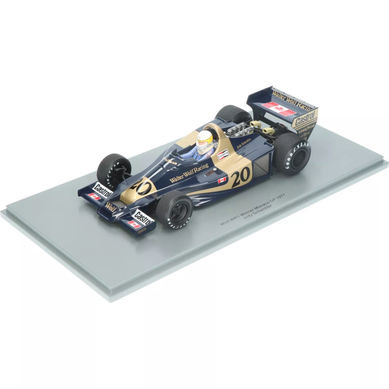 再再値下げ！WOLF WR1 1977 Jody Scheckter ミニカー 1/18 Spark 1977 Formula 1 Jody Scheckter Wolf WR1 #20 Winner