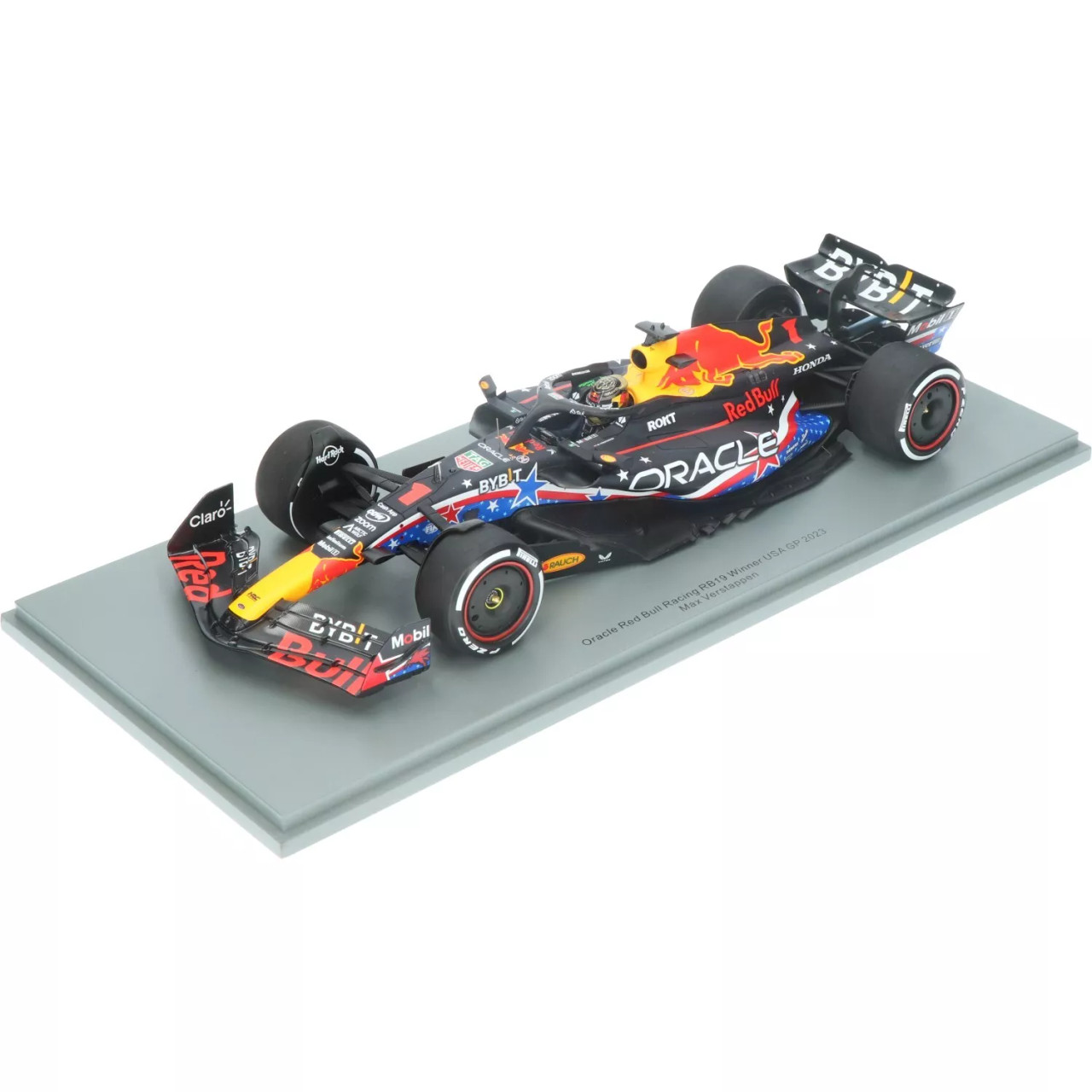 1/18 Spark 2023 Formula 1 Max Verstappen Red Bull RB19 #1 Winner
