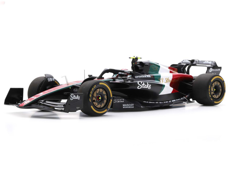 1/18 Spark 2023 Formula 1 Zhou Guanyu Alfa Romeo C43 #24 Italian