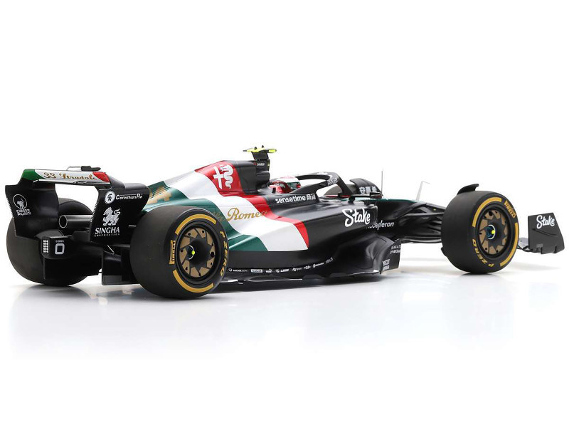 1/18 Spark 2023 Formula 1 Zhou Guanyu Alfa Romeo C43 #24 Italian