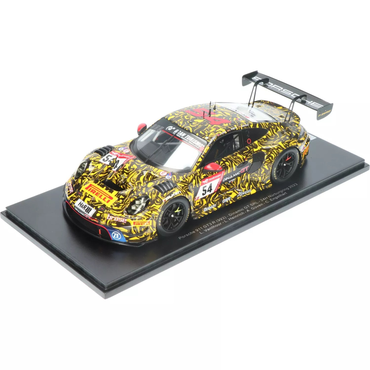 1/18 Spark 2023 Porsche 911 GT3 R #54 24h Nürburgring Dinamic GT