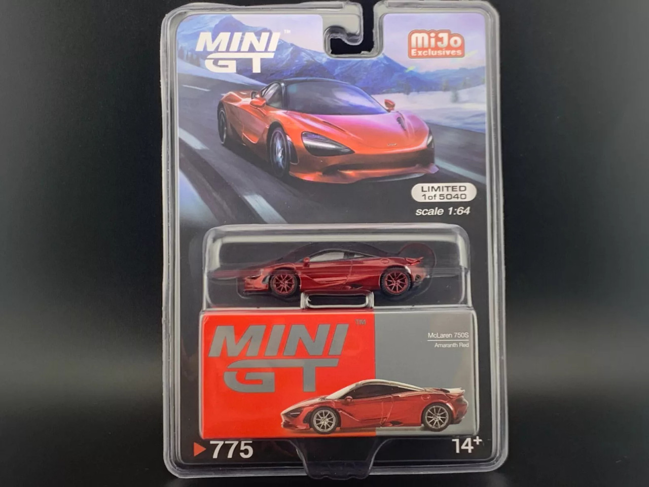 CHASE CAR 1/64 Mini GT McLaren 750S (Amaranth Red) Diecast