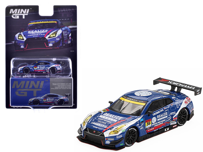 1/64 Mini GT 2023 Nissan GT-R NISMO GT3 #56 ” REALIZE NISSAN