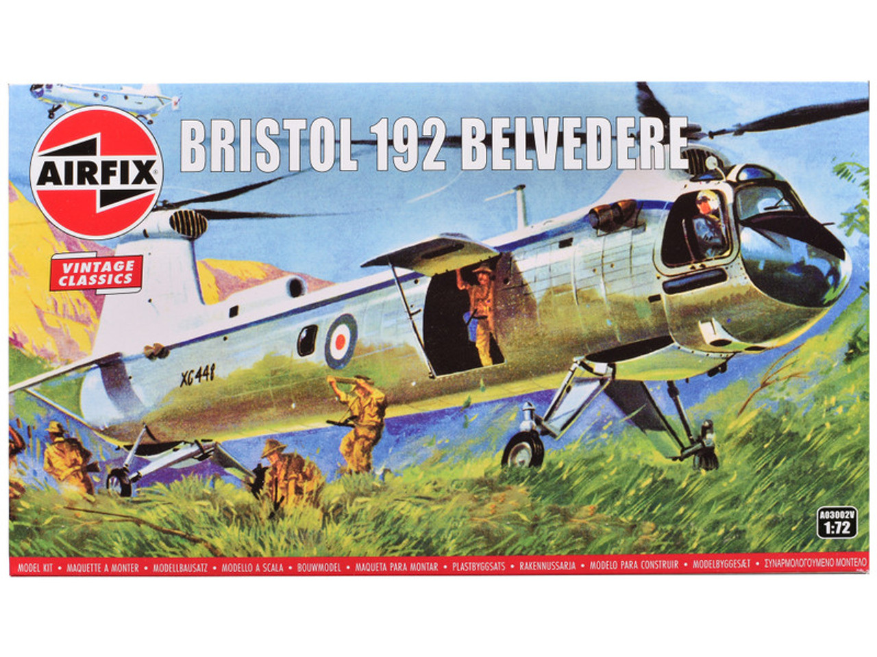 8個セット Level 2 Model Kit Bristol 192 Belvedere Helicopter with 2