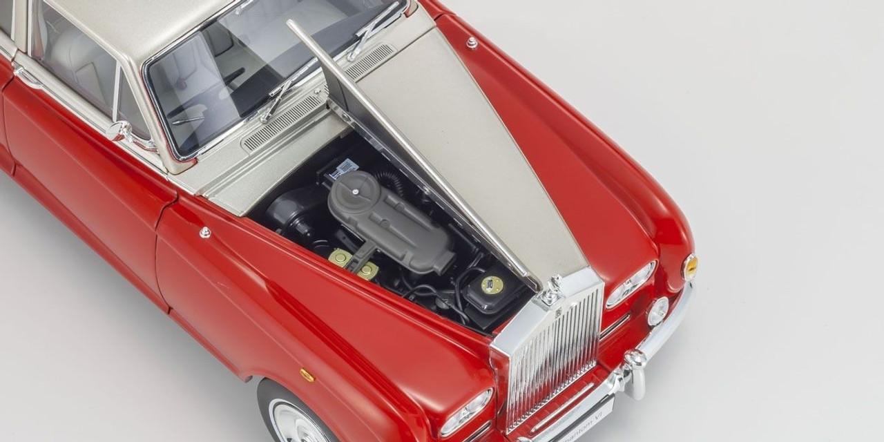 1/18 Kyosho Rolls Royce Phantom VI (Red / light beige) Diecast Car Model