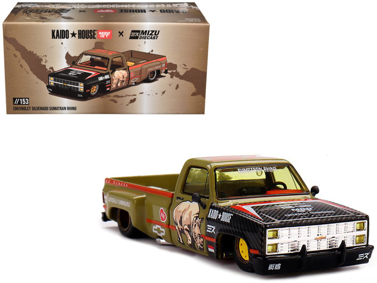1/64 Chevrolet silverado 精密ミニカー　メキシカン Pre-order) KaidoHouse X Mini GT 1/64 Chevrolet Silverado