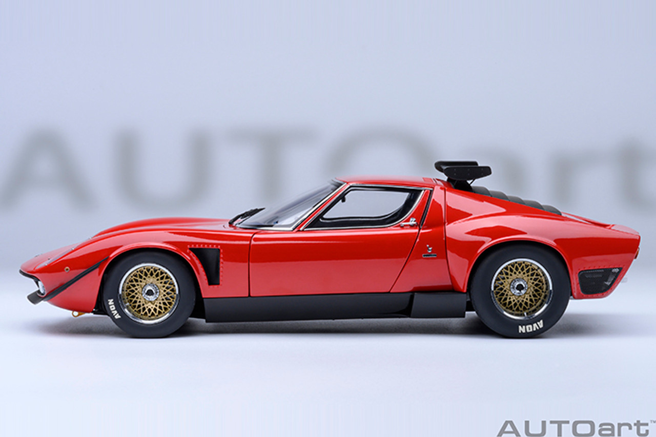 Lamborghini jota 1/18 赤 1/18 AUTOart Lamborghini Miura SVR