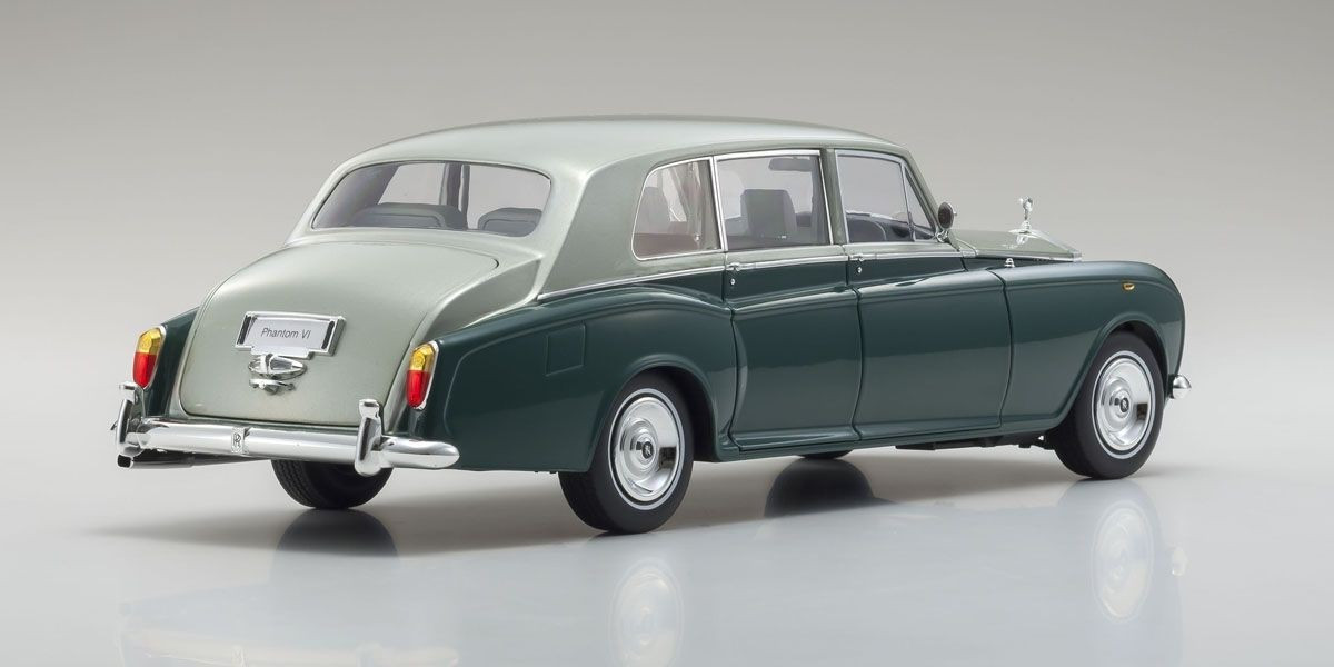 1/18 Kyosho Rolls Royce Phantom VI (Green / Silver) Diecast Car