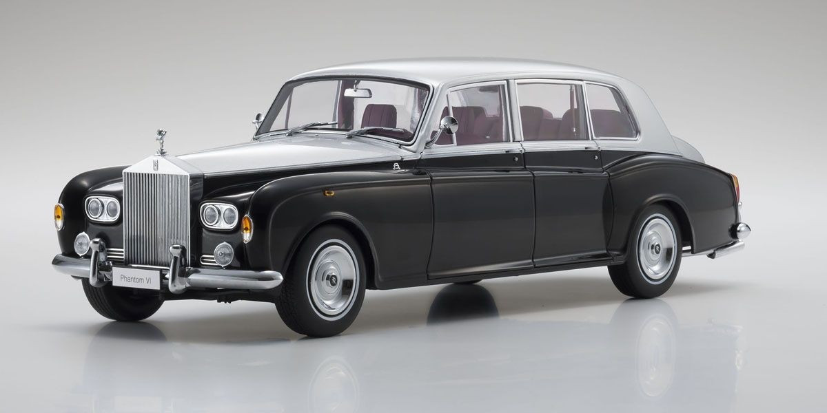 1/18 京商 ロールスロイス ファントム VI ブラック/シルバー 1/18 Kyosho Rolls Royce Phantom VI Phantom 6 (Black & Silver