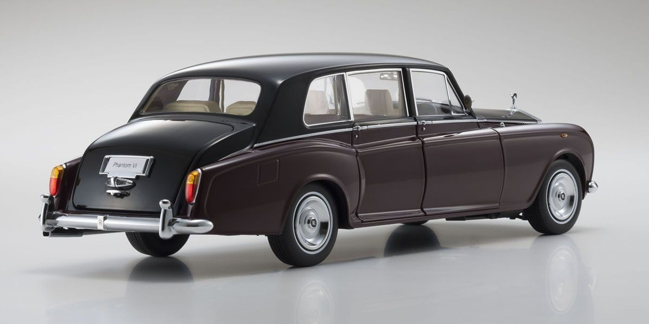 1/18 Kyosho Rolls Royce Phantom VI (Red / Black) Diecast Car Model