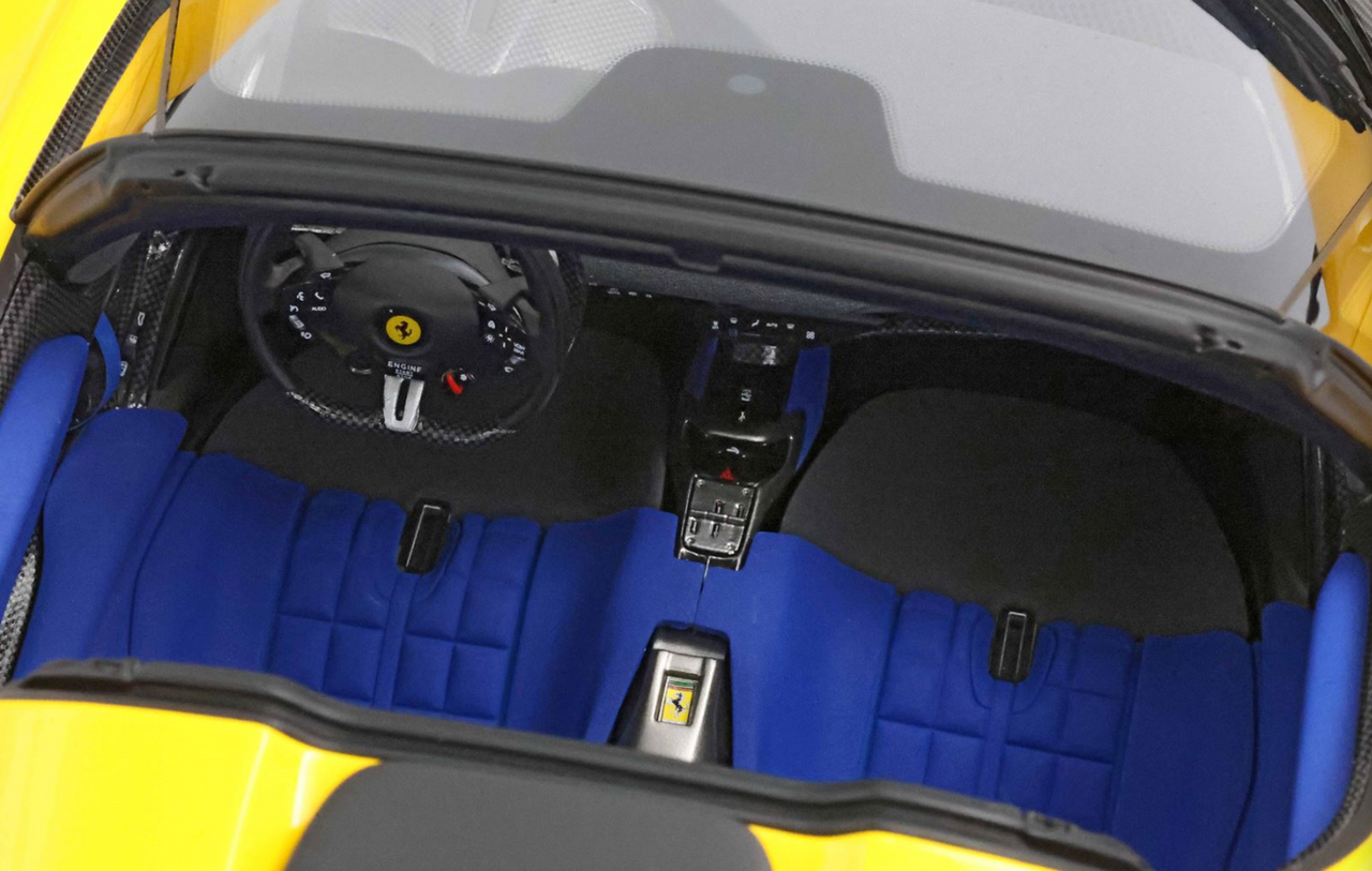 1/12 BBR Ferrari Daytona SP3 (Modena Yellow with Open Roof) Car Model Limited 5 Pieces