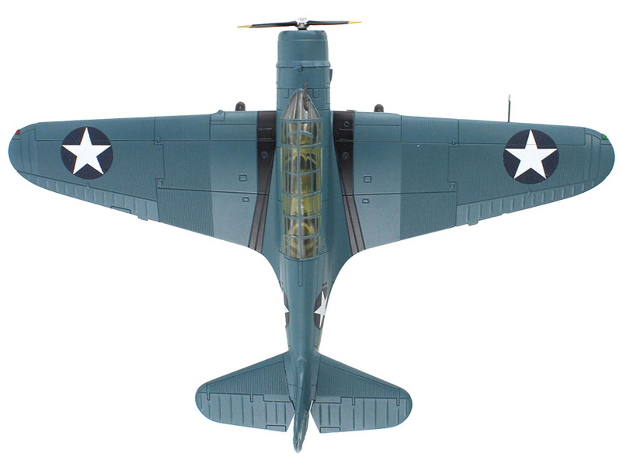 Douglas TBD-1 Devastator Bomber Aircraft "Battle of Midway Lt Cdr EE Lindsey VT-6 USS Enterprise" (1942) United States Navy "SkyMax Models" Series 1/72 Diecast Model by Hobby Master