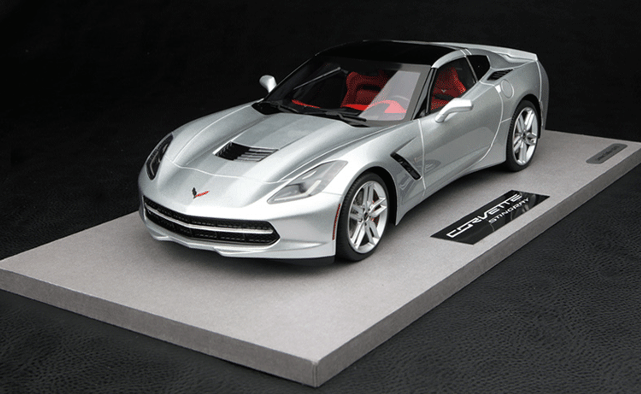 BBR HANDMADE 1/18 CORVETTE STINGRAY (SILVER) RESIN MODEL! LIMITED 10