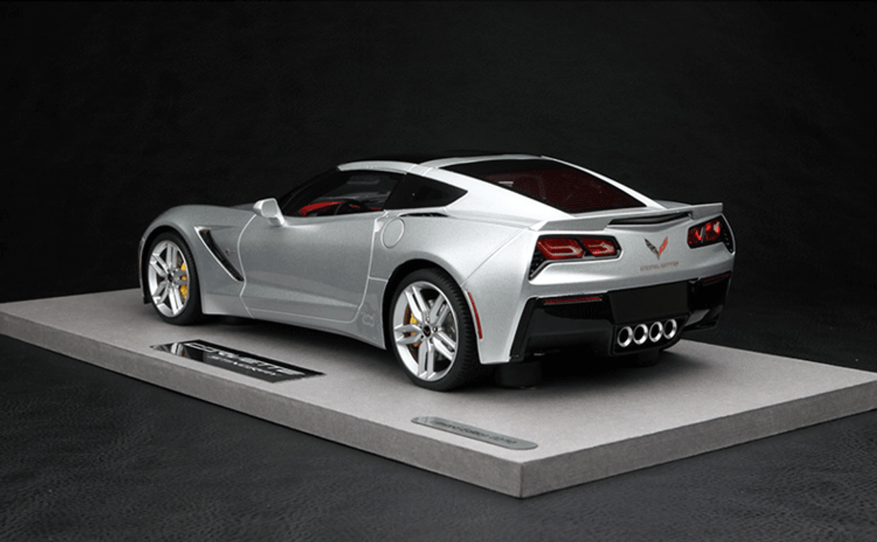 BBR HANDMADE 1/18 CORVETTE STINGRAY (SILVER) RESIN MODEL! LIMITED 10