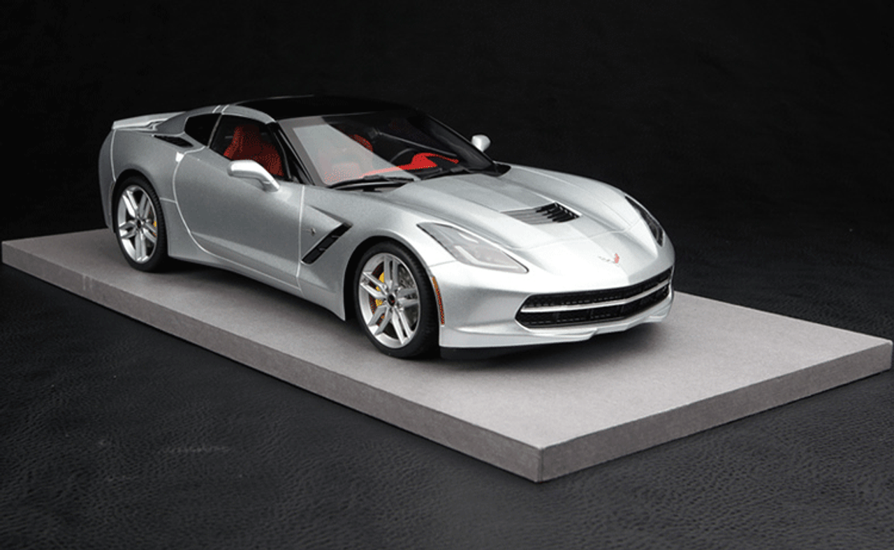 BBR HANDMADE 1/18 CORVETTE STINGRAY (SILVER) RESIN MODEL! LIMITED 10