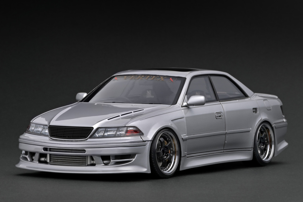 イグニッションモデル VERTEX JZX100 MARK-Ⅱ トヨタ マーク2 1/18 Ignition Model Toyota Vertex JZX100 Mark-II (Silver) Car
