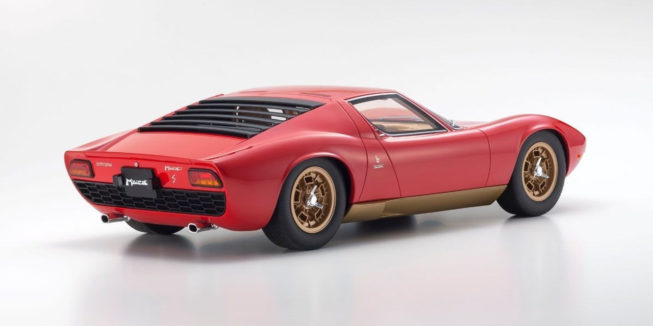 1/12 Kyosho Lamborghini Miura P400S (Red) Resin Car Model
