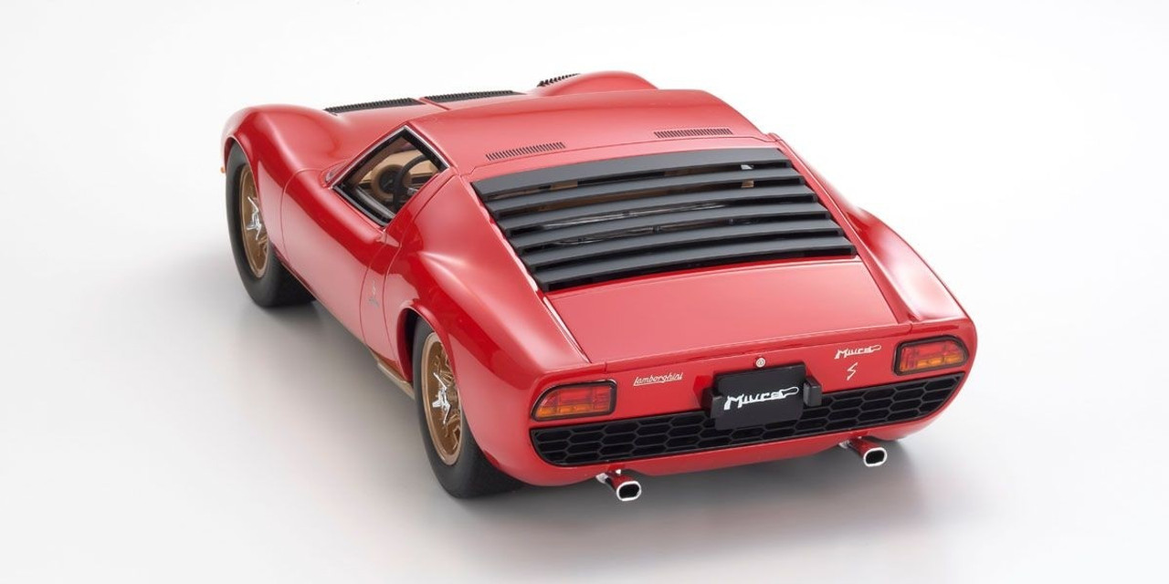 1/12 Kyosho Lamborghini Miura P400S (Red) Resin Car Model