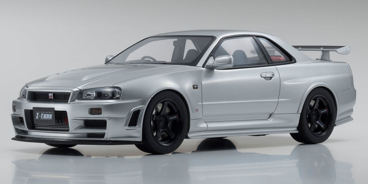 1/12 Kyosho Nissan R34 GTR GT-R Nismo Z-tune Ztune (Silver) Resin Car Model