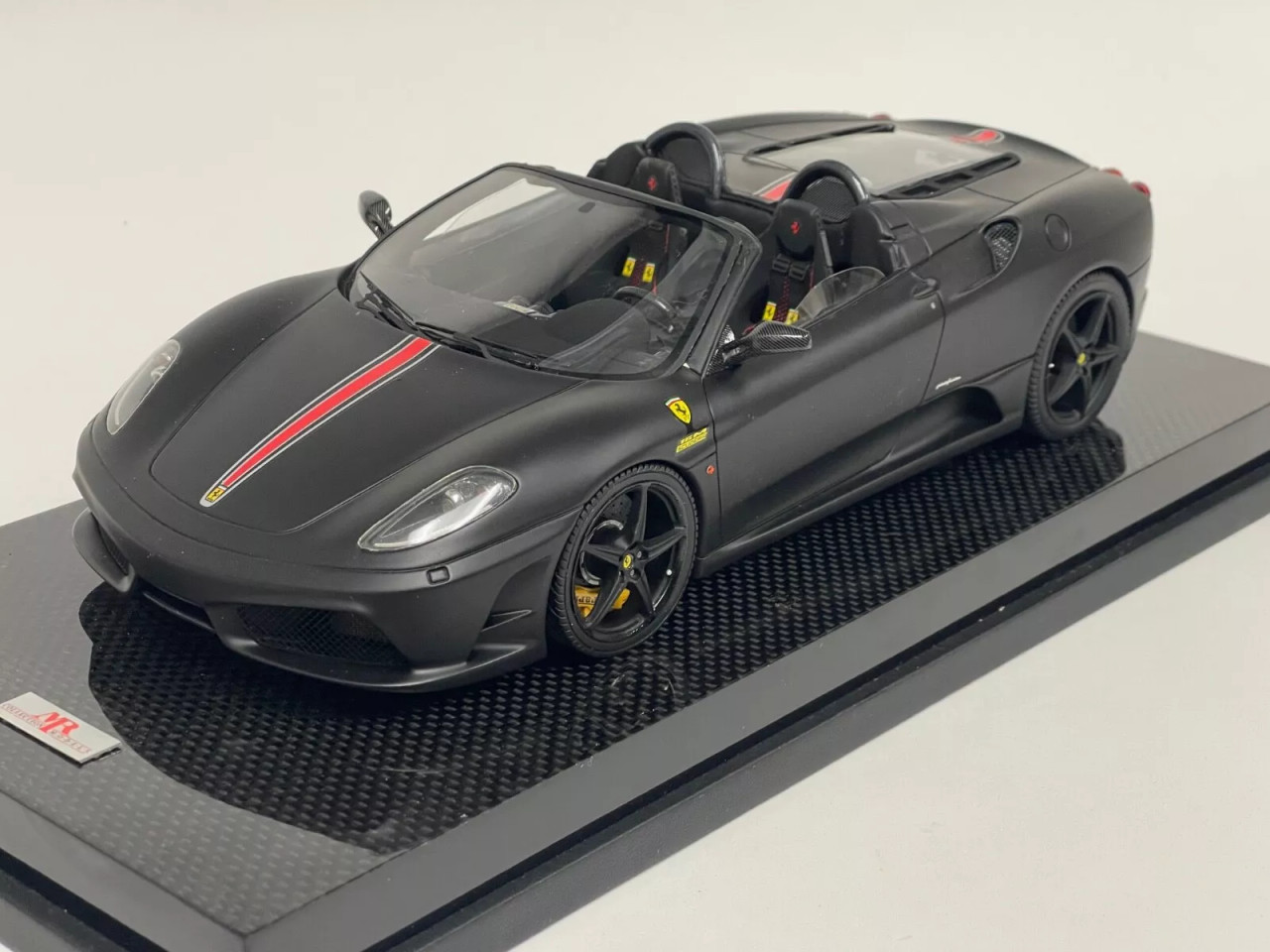1/18 MR Collection Ferrari F430 Scudera 16M (Matte Black) Car