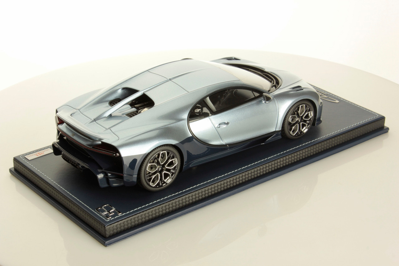 1/18 MR Collection Bugatti Chiron Profile (Argent Atlantique Blue