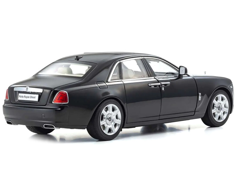 Rolls-Royce Ghost Black with Silver Metallic Hood 1/18 Diecast