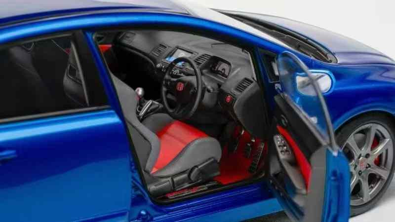 1/18 Well Honda Civic Type-R (FD2) (Blue) Diecast Car Model