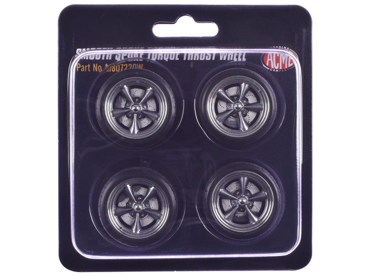 Smooth Spoke Torque Thrust Wheel and Tire Set of 4 piece for