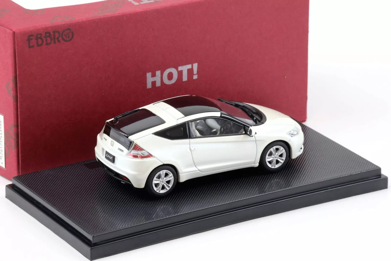 1/43 Ebbro 2010 Honda CR-Z (Metallic White) Car Model