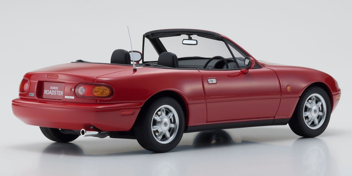 京商 SAMURAI 1/18 マツダ NDロードスター クラシックレッド 1/18 Kyosho Samurai Eunos Roadster (Classic Red) Resin Car Model