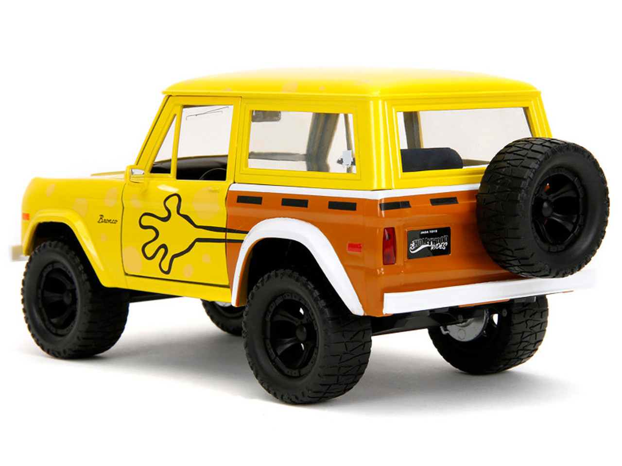 JADA 　スポンジ・ボブ　 SquarePants Ford Bronco Jada 1973 Ford Bronco & SpongeBob Figure 