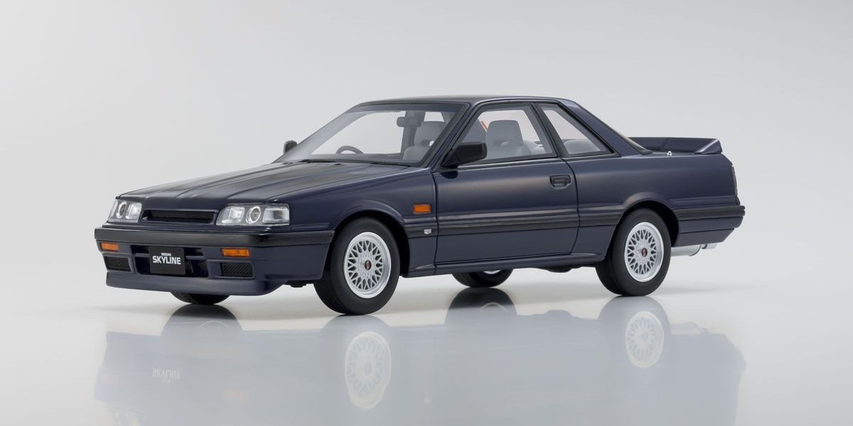 京商 Samurai 1/18 Nissan Skyline GTS-R 1/18 Kyosho Samurai Nissan Skyline GTS-R GTSR (Dark Blue) Resin