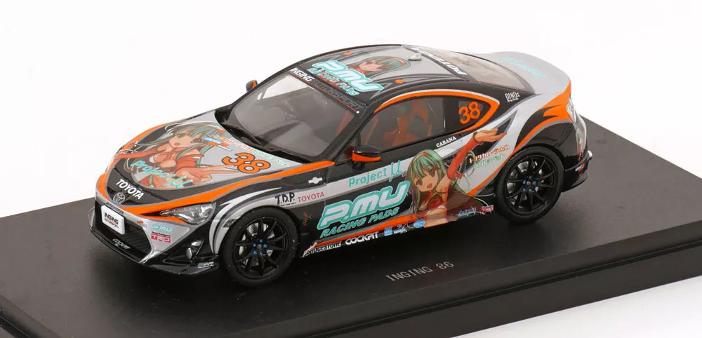 Ebbro 1/43 - Toyota GT86 Inging #38 : La Miniature De Course à Collectionner, échelle 1:43
