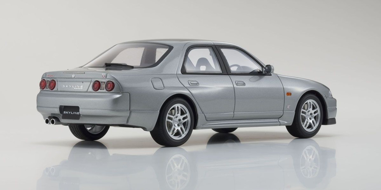 1/18 Kyosho Samurai Nissan Skyline GT-R GTR Autech Version (Silver) Resin  Car Model