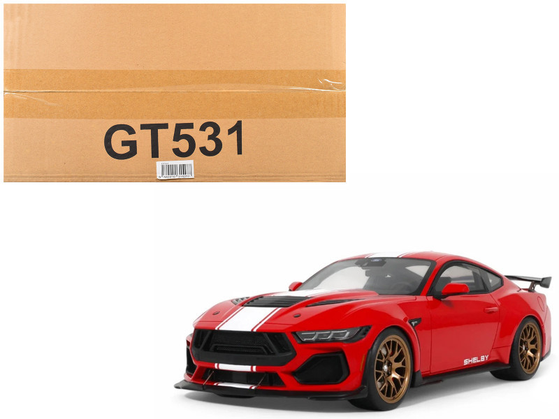 1/18 GT Spirit 2025 Ford Shelby Mustang Supersnake (Race Red) Car