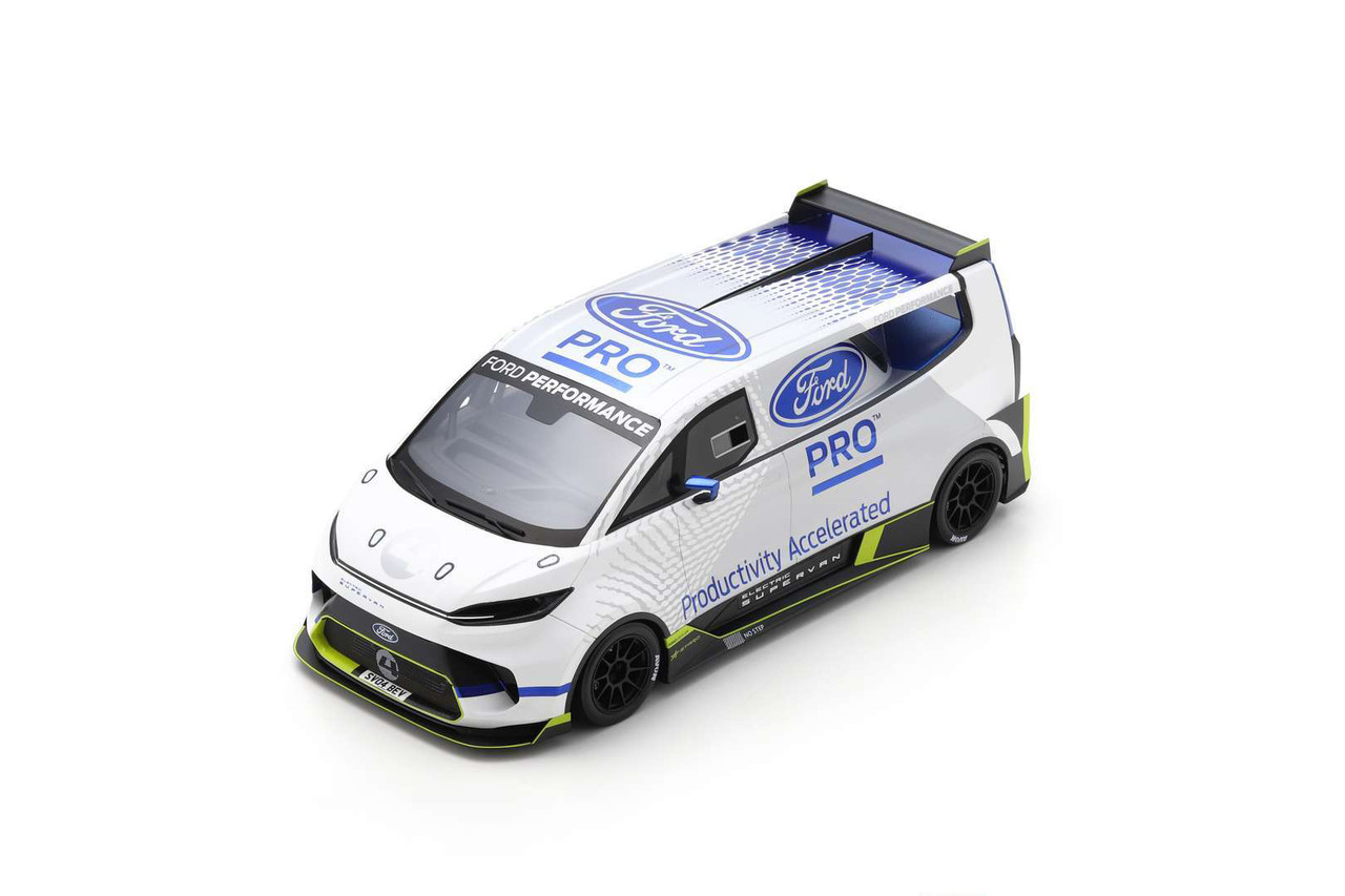 1/18 Schuco 2022 Ford Transit Supervan 4 (White) Car Model