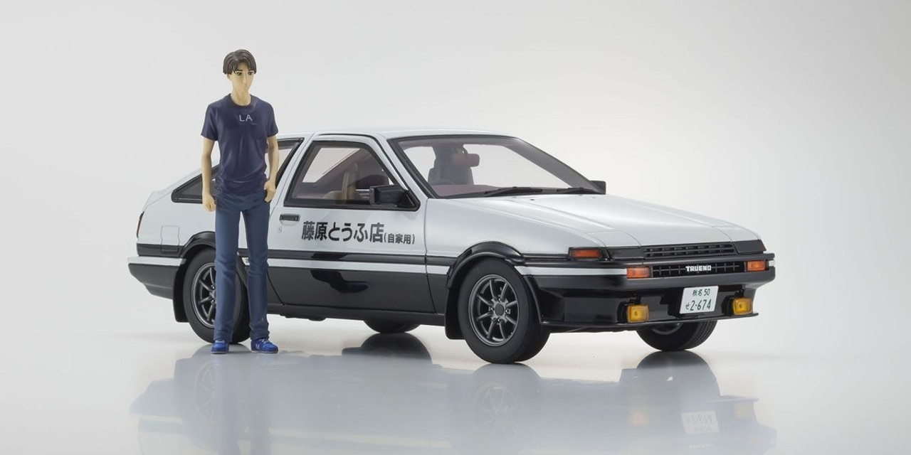 1/18 Kyosho Original Initial D Toyota Sprinter Trueno AE86 Resin