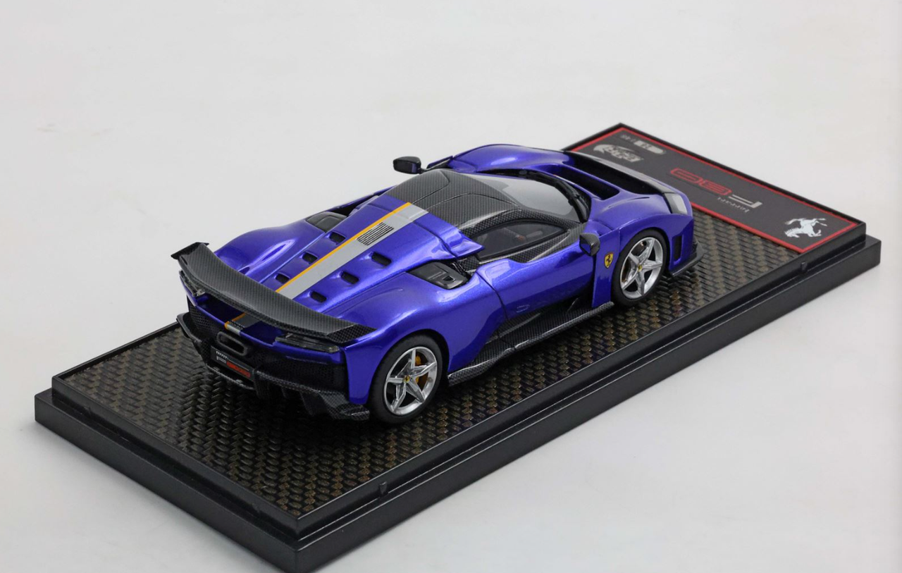 1/43 BBR Ferrari F80 Optional Carbon (Electric Blue with Silver Rims) Car Model Limited 48 Pieces